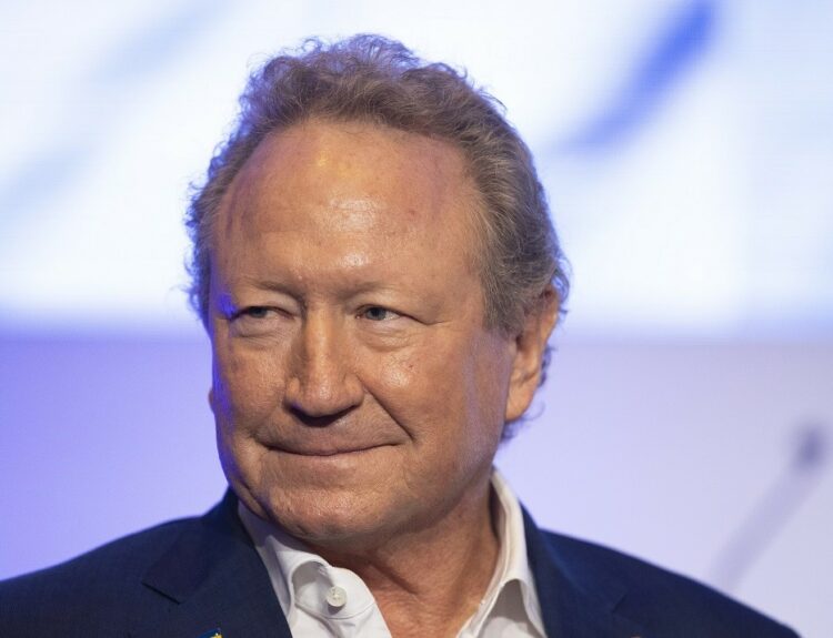O Andrew Forrest, εκτελεστικός πρόεδρος της Fortescue Metals ©EPA/MATT JELONEK AUSTRALIA AND NEW ZEALAND OUT