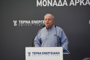 Ο πρόεδρος του Ομίλου ΓΕΚ ΤΕΡΝΑ Γιώργος Περιστέρης © Eurokinissi