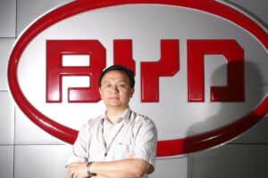 Ο CEO της BYD. Wang Chuanfu © EPA/JULIEN TAN