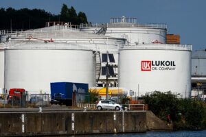 Το διυλιστήριο της Lukoil © EPA/STEPHANIE LECOCQ