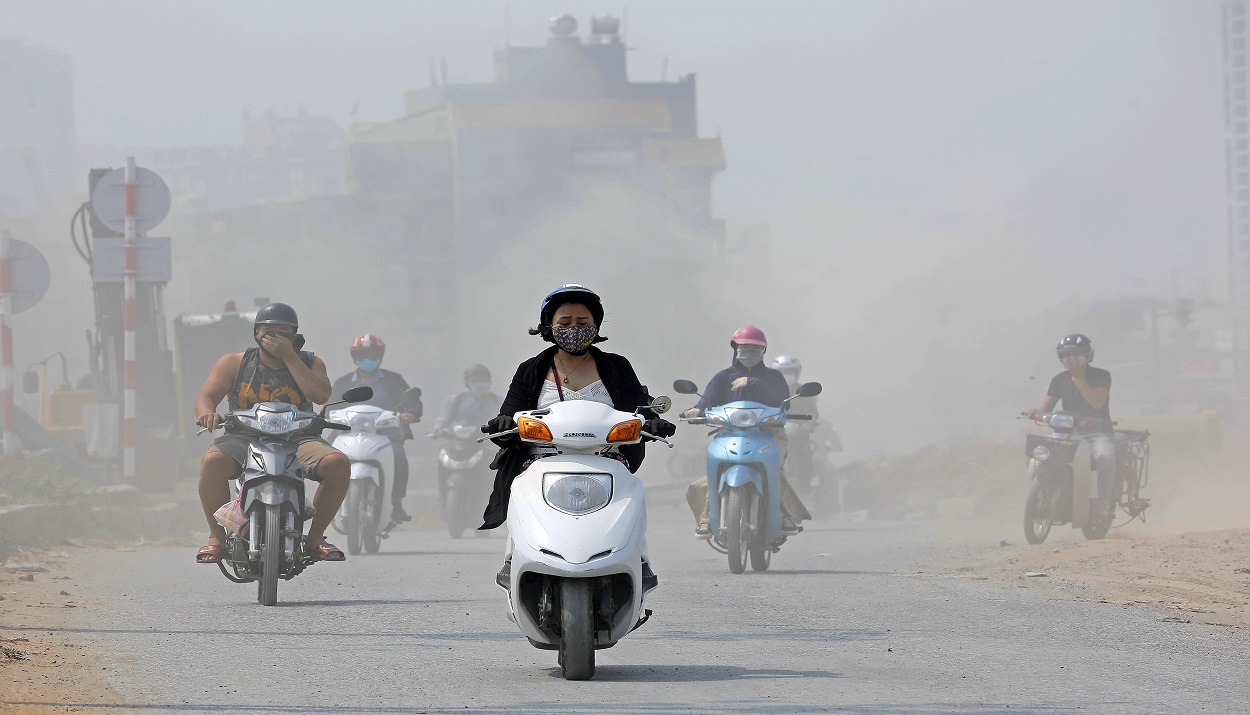 Ατμοσφαιρική ρύπανση στο Βιετνάμ © EPA/MINH HOANG/Φωτογραφία αρχείου