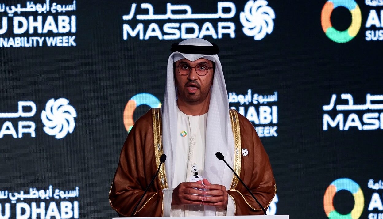 Σουλτάν Αχμέντ Αλ-Τζάμπερ, πρόεδρος της Masdar © EPA/ALI HAIDER