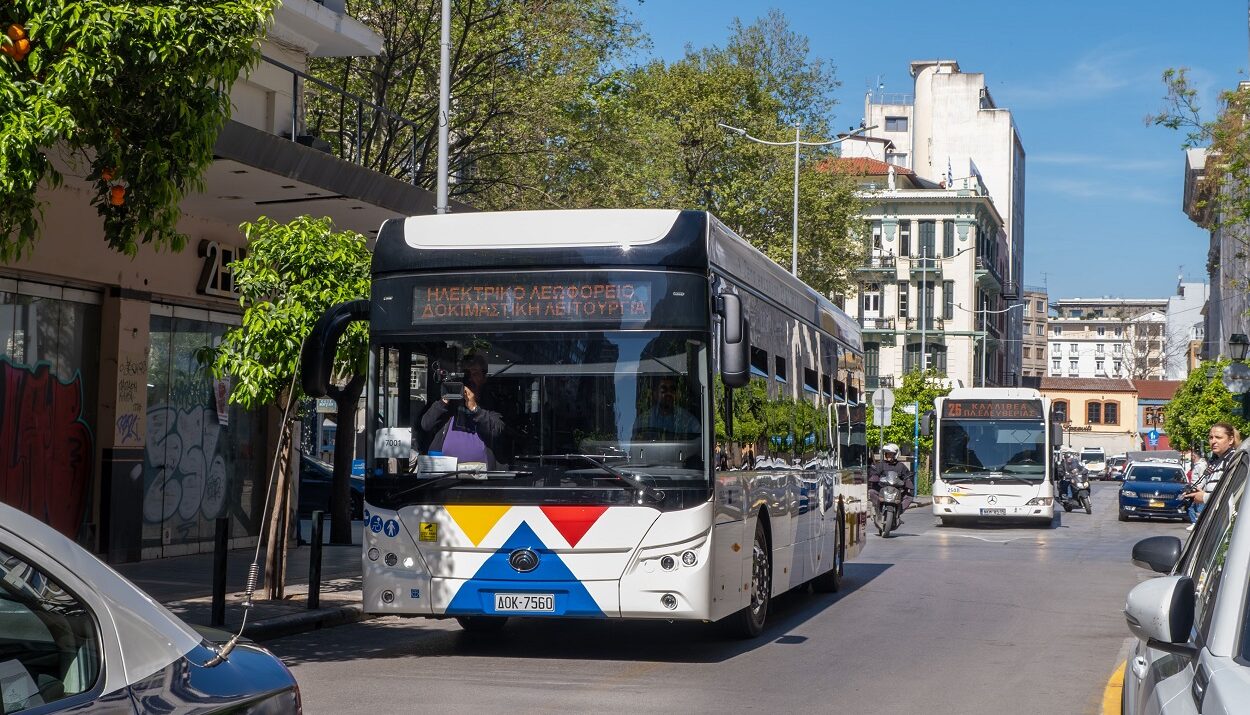 Ηλεκτρικά λεωφορεία © ΑΠΕ-ΜΠΕ/ΑΠΕ-ΜΠΕ/ΝΙΚΟΣ ΑΡΒΑΝΙΤΙΔΗΣ