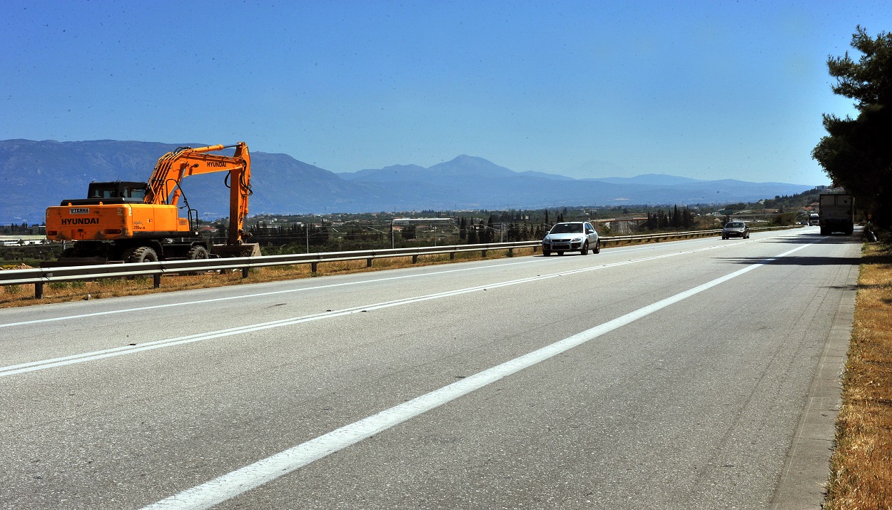 Έργα της Ολυμπίας Οδού/ Φωτογραφία Αρχείου © Eurokinissi