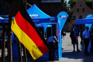 Το ακροδεξιό κόμμα AfD της Γερμανίας © EPA/HANNIBAL HANSCHKE