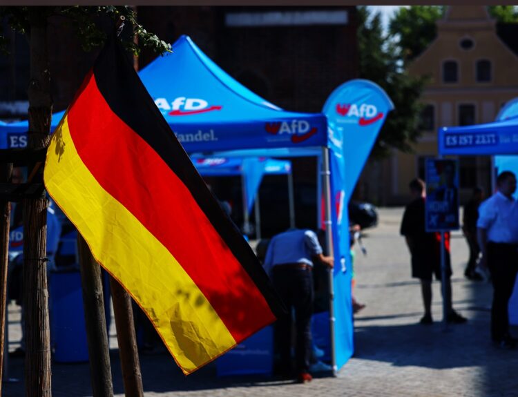 Το ακροδεξιό κόμμα AfD της Γερμανίας © EPA/HANNIBAL HANSCHKE