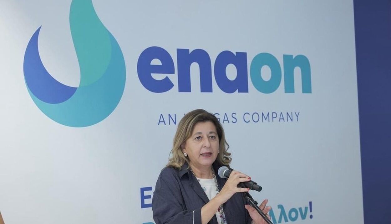 Η Διευθύνουσα Σύμβουλος της Enaon, κυρία Barbara Morgante © ENAON