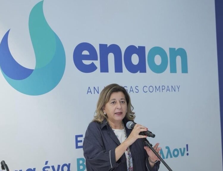 Η Διευθύνουσα Σύμβουλος της Enaon, κυρία Barbara Morgante © ENAON