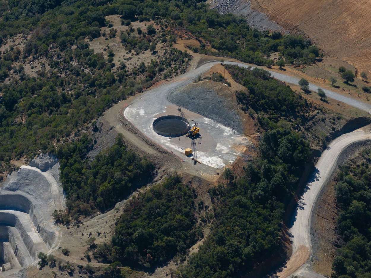 Το έργο αντλησιοταμίευσης της ΤΕΡΝΑ Ενεργειακή στην Αμφιλοχία © TERNA ENERGY / LinkedIn