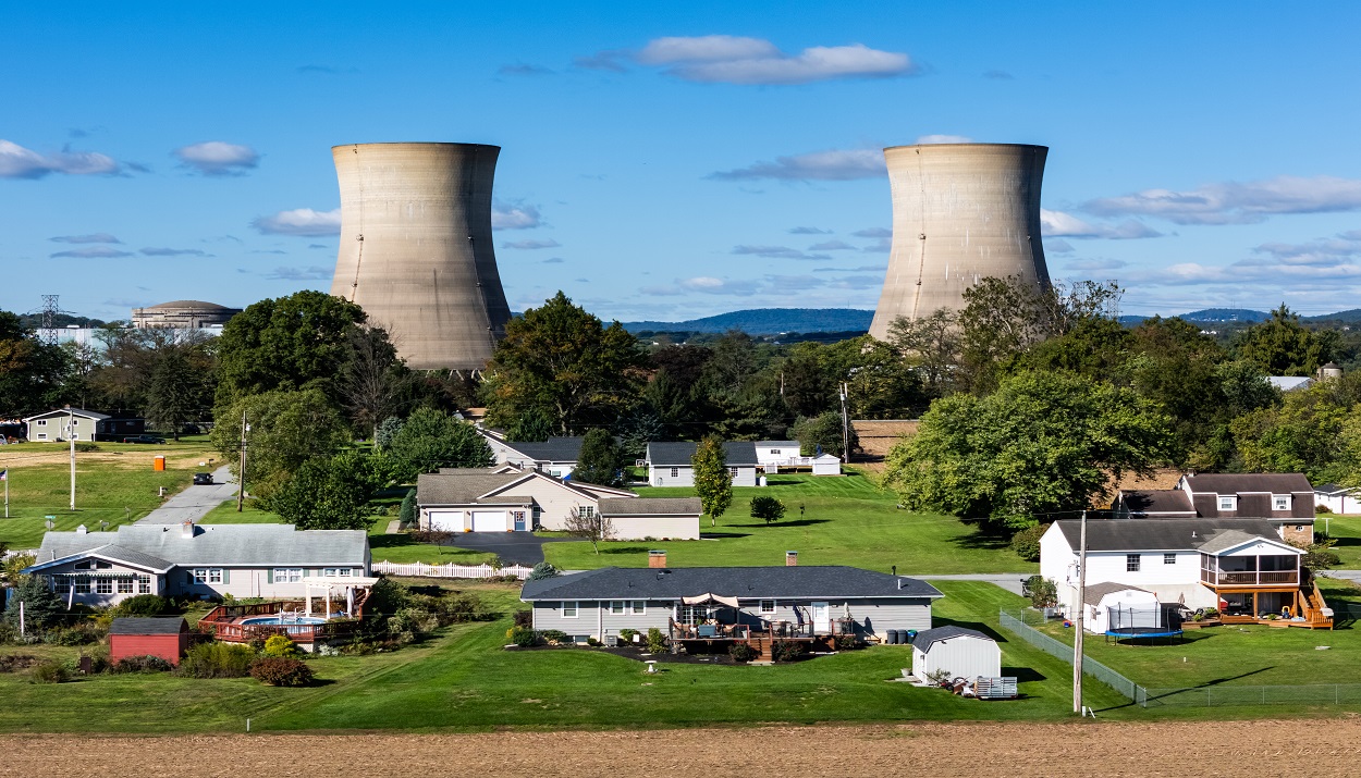 Το εργοστάσιο πυρηνικής ενέργειας, Three Mile Island © EPA/JIM LO SCALZO